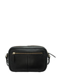 Lotus black leather handbag (British brand)