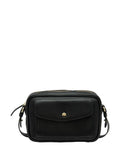 Lotus black leather handbag (British brand)