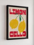 We Are Proper Good Yellow Limoncello art print (British brand)