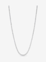 Next Jon Richard Silver Tone Cubic Zirconia Round Tennis Necklace Fashion Jewellery 406.4mm- Buy online at McGrocer