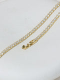 Jon Richard gold tone cubic zirconia round tennis bracelet, UK version