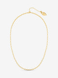 Gold Plated Cubic Zirconia Heart Pendant Necklace with 18 Inch Chain