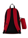 Jordan red school backpack with pencil case - British product