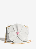 Friends Like These white 3D floral chain shoulder bag, UK version