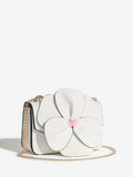 Friends Like These white 3D floral chain shoulder bag, UK version