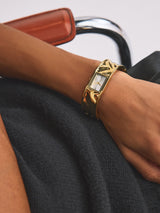 Next Gold Tone Watch Cuff Bracelet- Buy online at McGrocer