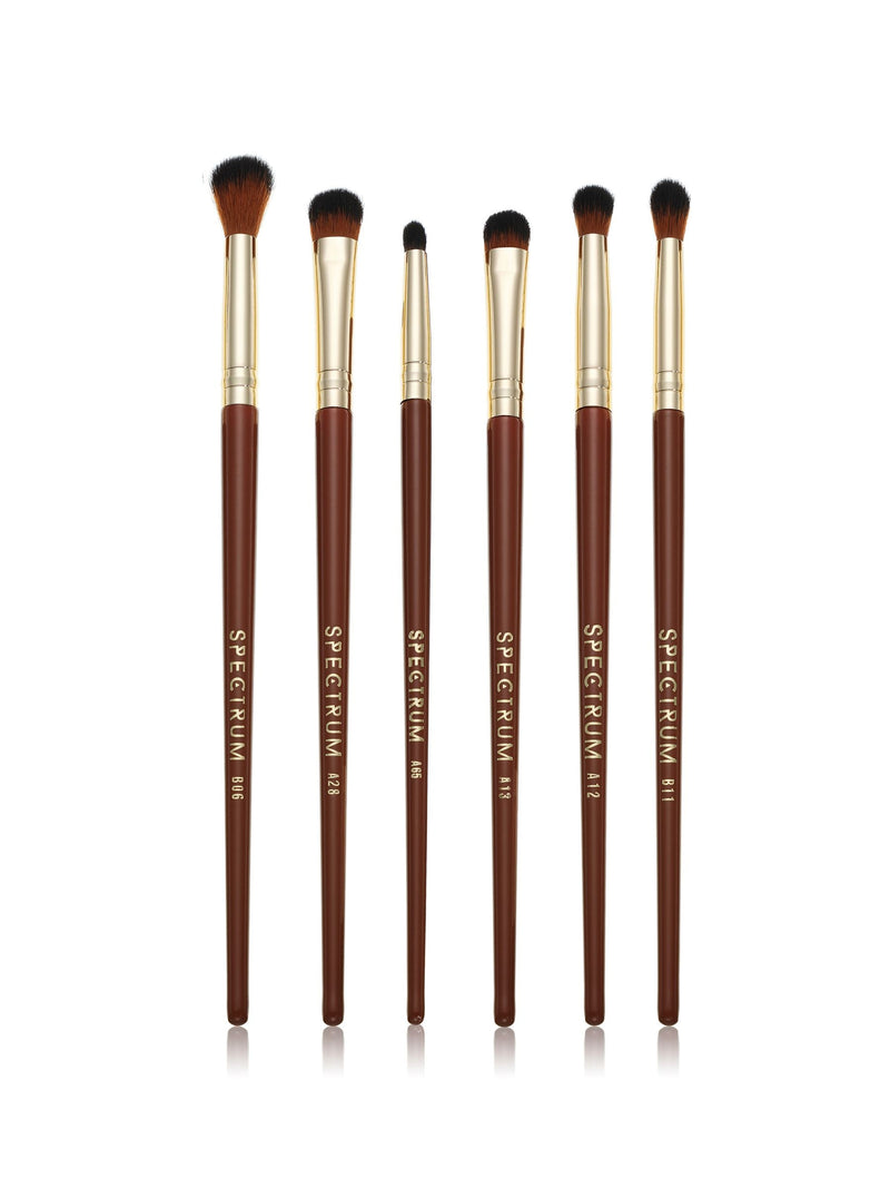 Spectrum Collections Pantherine 6-piece eye makeup brush set (British brand)