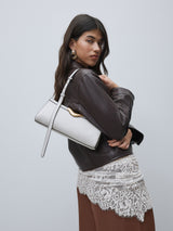 Next Bone Hardware Detail Shoulder Bag- Buy online at McGrocer