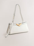 Bone hardware detail shoulder bag, imported from the UK