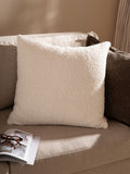 Yard Ecru Cream Chunky Boucle Cushion 55x55cm, imported from the UK