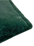 Furn Needle green faux fur cushion 55x55cm (British brand)