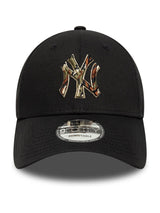 Next New Era Black New York Yankees Essential Camo Baseball Cap- Buy online at McGrocer