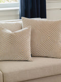 Paoletti faux fur cushion chevron pattern (British brand)