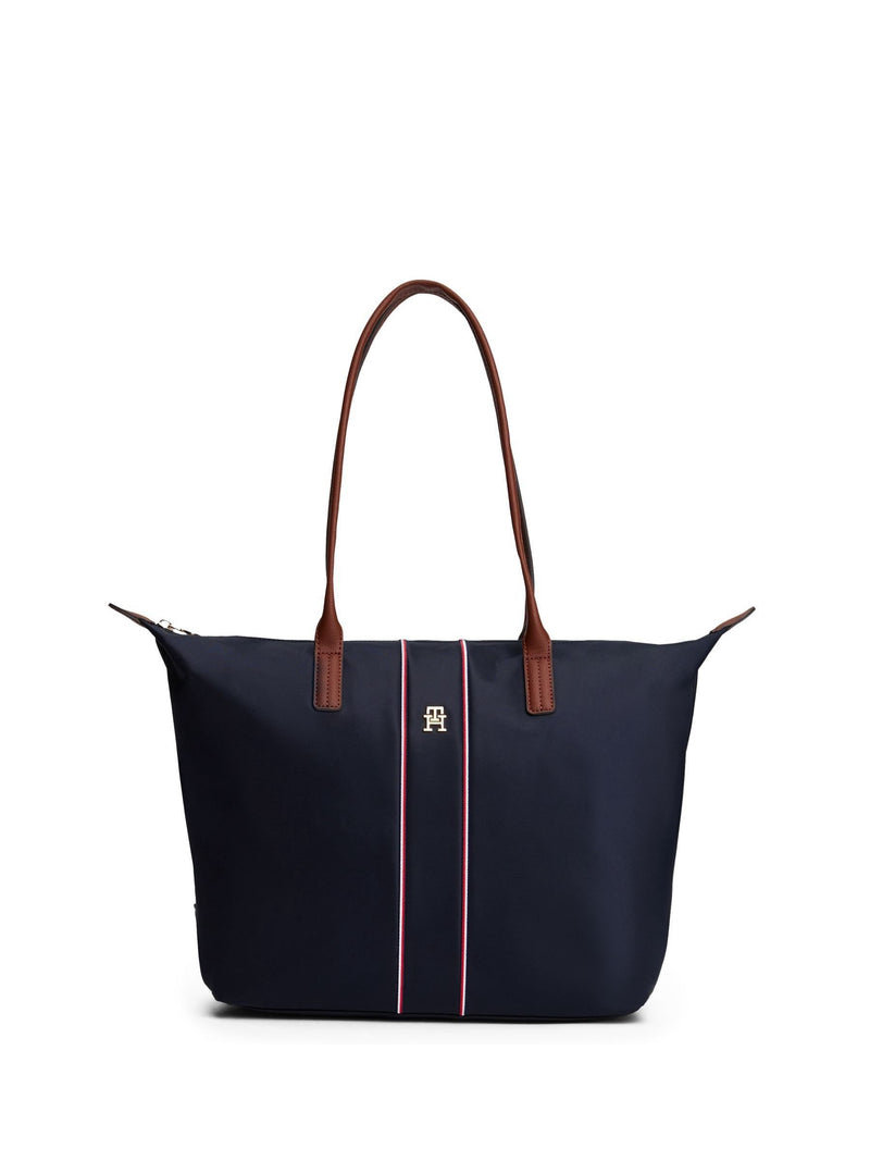 Tommy Hilfiger blue corporate monogram tote bag - British product