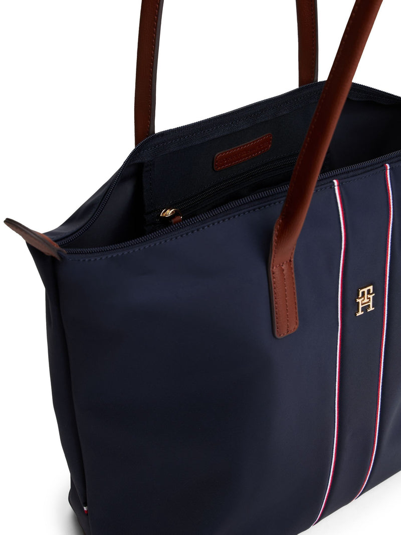 Tommy Hilfiger blue corporate monogram tote bag - British product