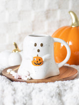 Next Something Different White Ghost Shaped Mug with Pumpkin Halloween Mug 440ml- Buy online at McGrocer