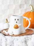 Something Different ghost shaped mug with pumpkin 440ml (British brand)