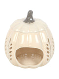 Something Different pumpkin-shaped oil burner and wax warmer 14cm (British brand)