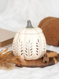 Something Different pumpkin-shaped oil burner and wax warmer 14cm (British brand)