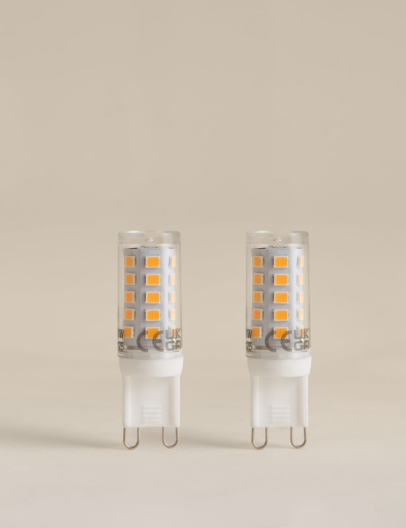 LED light bulbs 3W G9 2 pack, imported from the UK