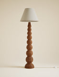 Wicker floor lamp graduated base, 140cm height - British product