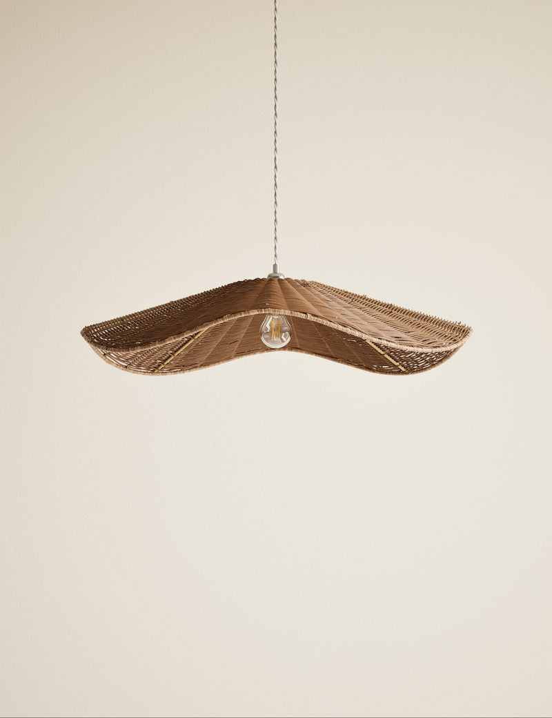 Rocco rattan lamp shade large easy fit (British brand)