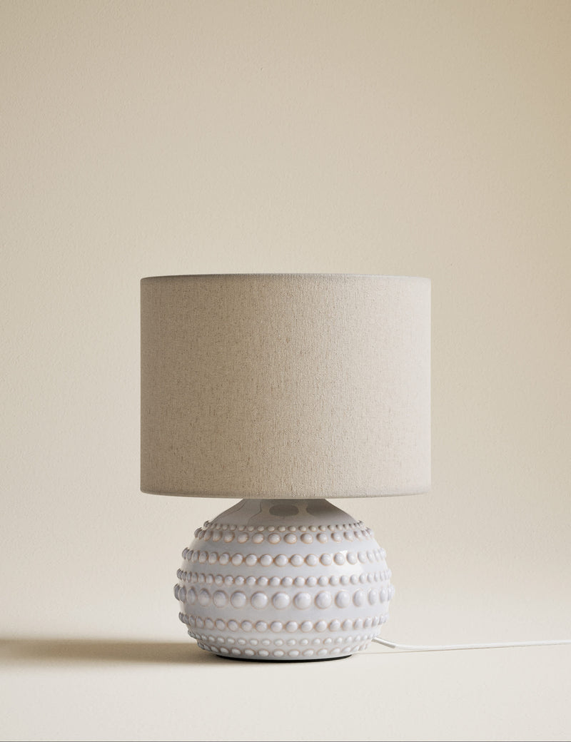 Rio ceramic table lamp 34cm, imported from the UK