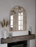 Manhattan wooden arch wall mirror - British product