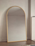Wooden arch freestanding full-length mirror, imported from the UK