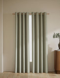 Textured Herringbone Eyelet Curtains