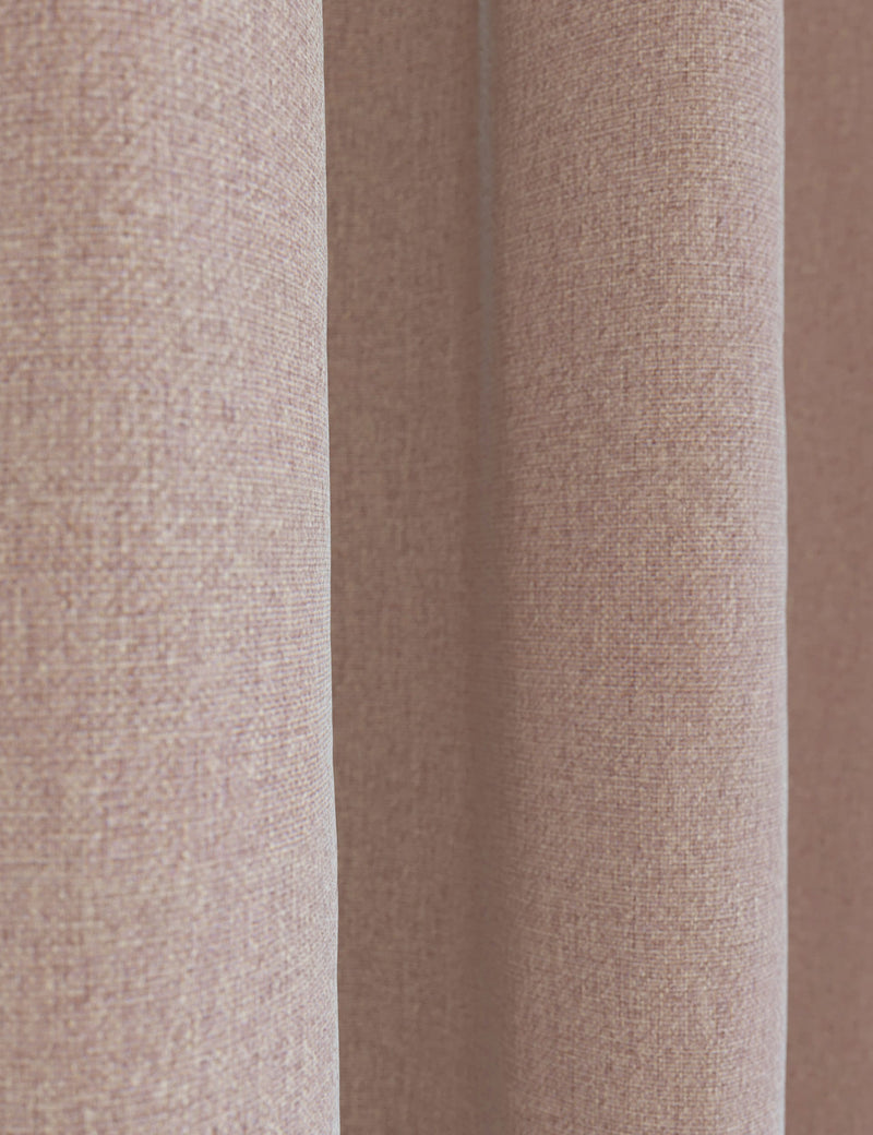Brushed Pencil Pleat Blackout Thermal Curtains