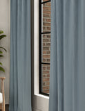 Brushed Pencil Pleat Blackout Thermal Curtains