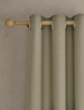 Brushed Eyelet Ultra Thermal Blackout Curtains