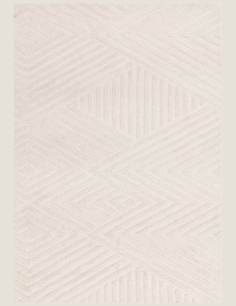 Pure wool Hague rug chevron design 120x170 cm, imported from the UK
