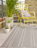 M&S Halsey Geometric Indoor Outdoor Flatweave Runner Rug 66cm x 240cm- Buy online at McGrocer