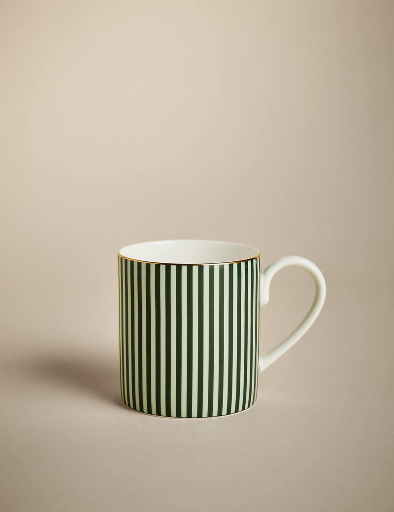 Hampton Stripe bone china mug, UK version