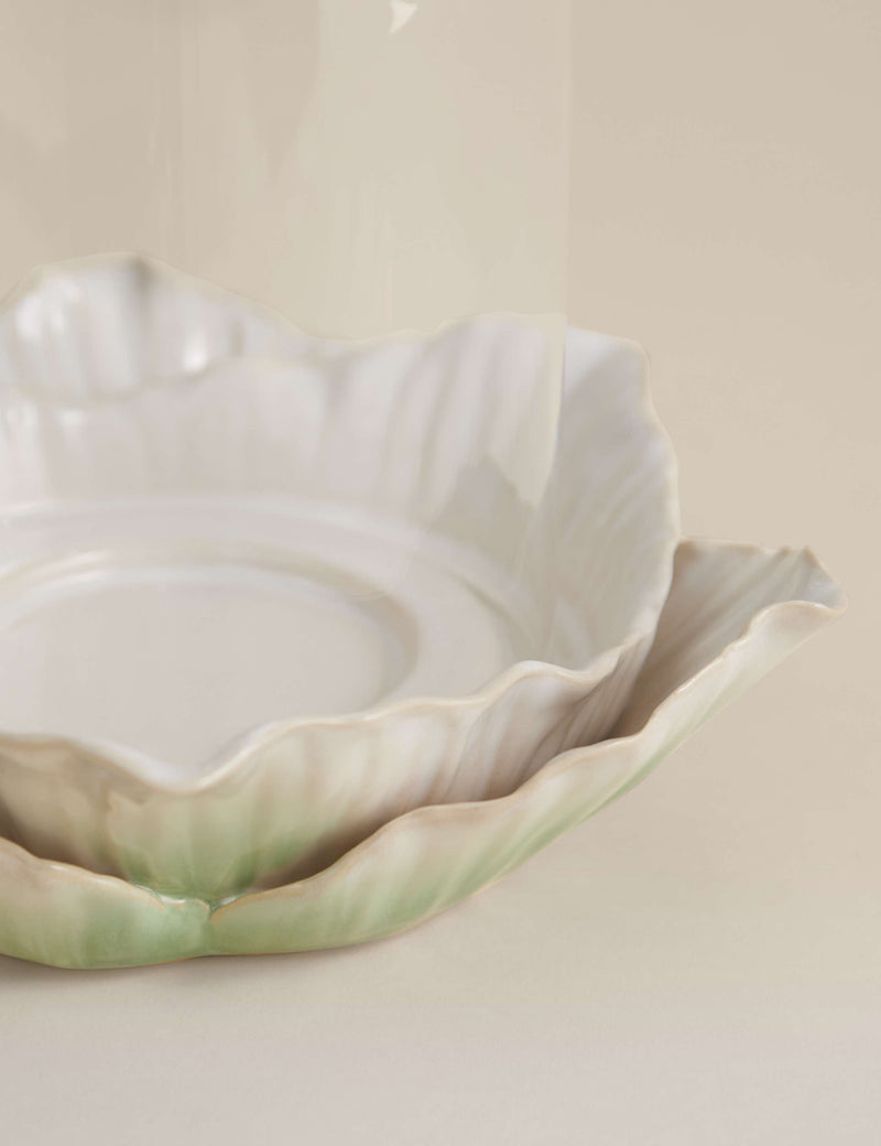 Handkerchief Petal Hurricane Candle Holder 21cm, UK version