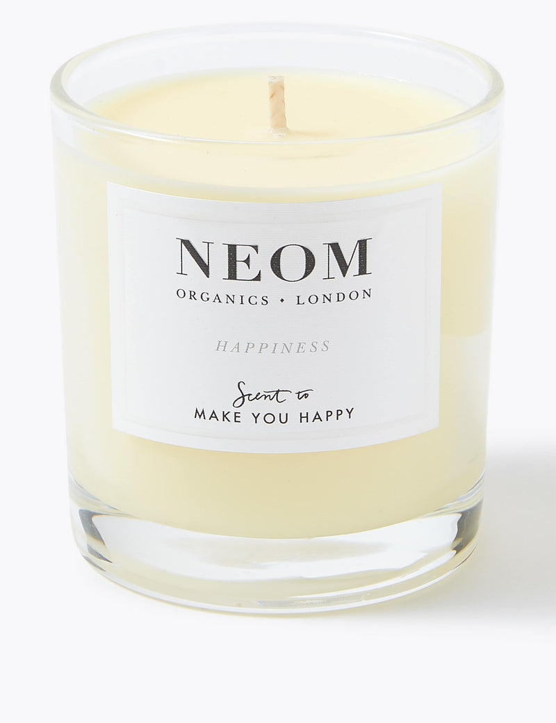NEOM Happiness Candle with Mandarin Ylang Ylang and Chamomile 185g, UK version