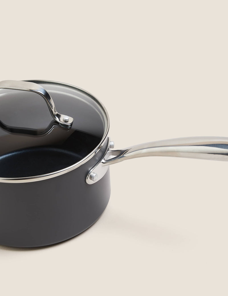 Chef hard anodised 18cm saucepan (British brand)