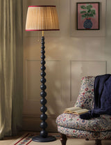 M&S Joules Harewood Wood Bobbin Floor Lamp- Buy online at McGrocer