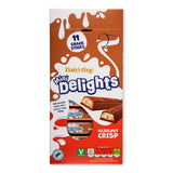 Hazelnut crisp milk chocolate sticks 11 pack (British brand)