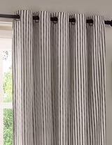 M&S Yard Hebden Pure Cotton Striped Eyelet Curtains- Buy online at McGrocer
