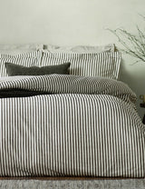 M&S Yard Hebden Striped Cotton Reversible Bedding Set- Buy online at McGrocer