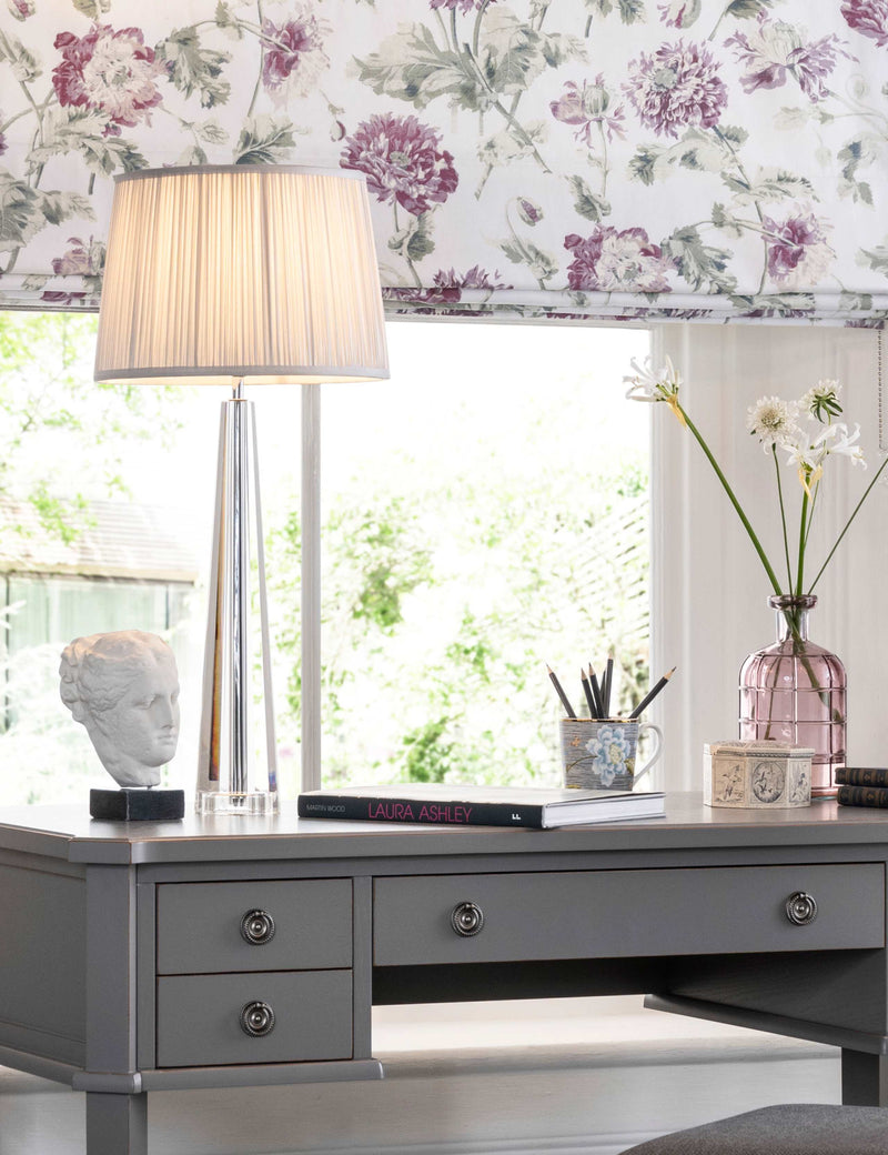 Laura Ashley Hemsley pleated lamp shade (British brand)