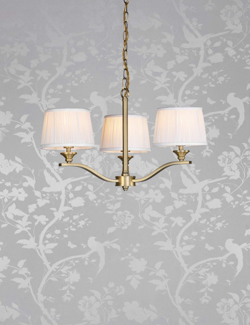 Laura Ashley Hemsley pleated pendant light - British product