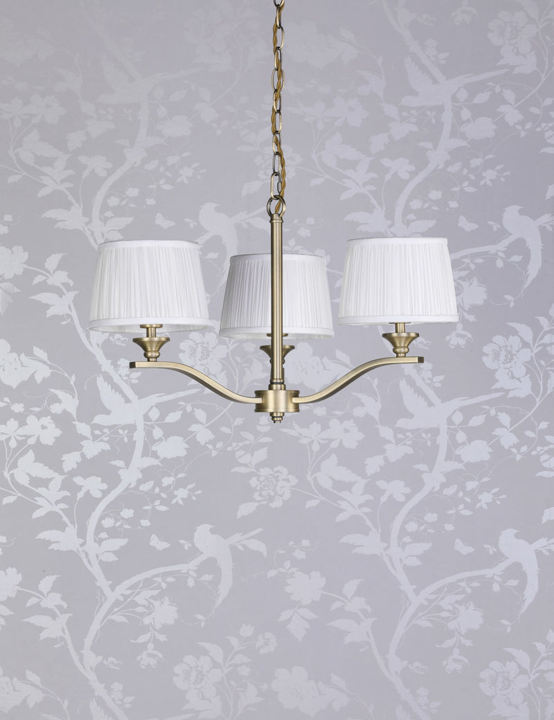 Laura Ashley Hemsley pleated pendant light - British product