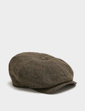 M&S herringbone baker boy hat wool-rich - British product