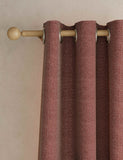Herringbone eyelet curtains (British brand)