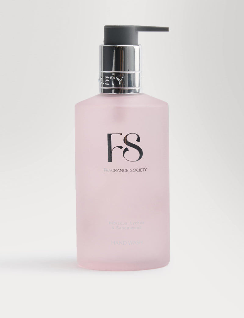 Fragrance Society hand wash Hibiscus Lychee & Sandalwood 265ml - British product