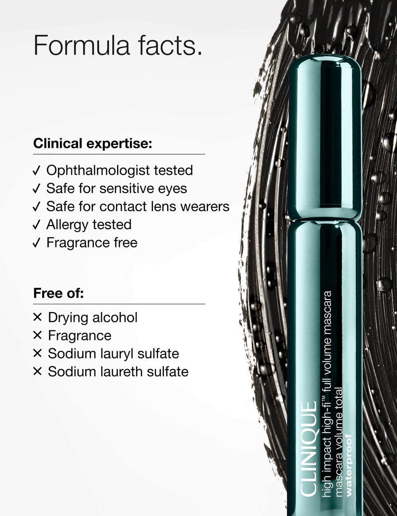 Clinique High Impact High-Fi waterproof mascara 10ml (British brand)